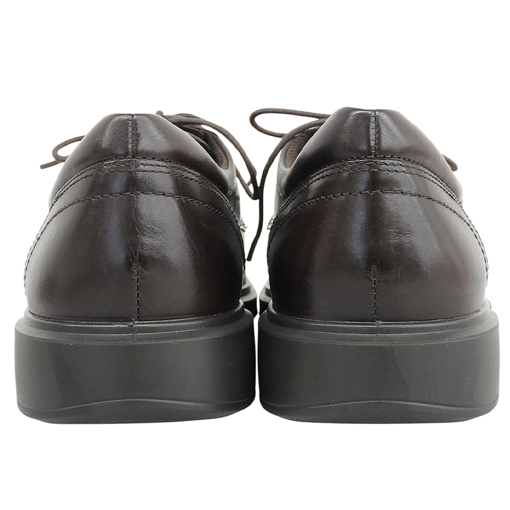ECCO エコー 美品 ヘルシンキ 2 レザー プレーントゥ ダービーシューズ メンズ ブラウン 42 500164 シューズ