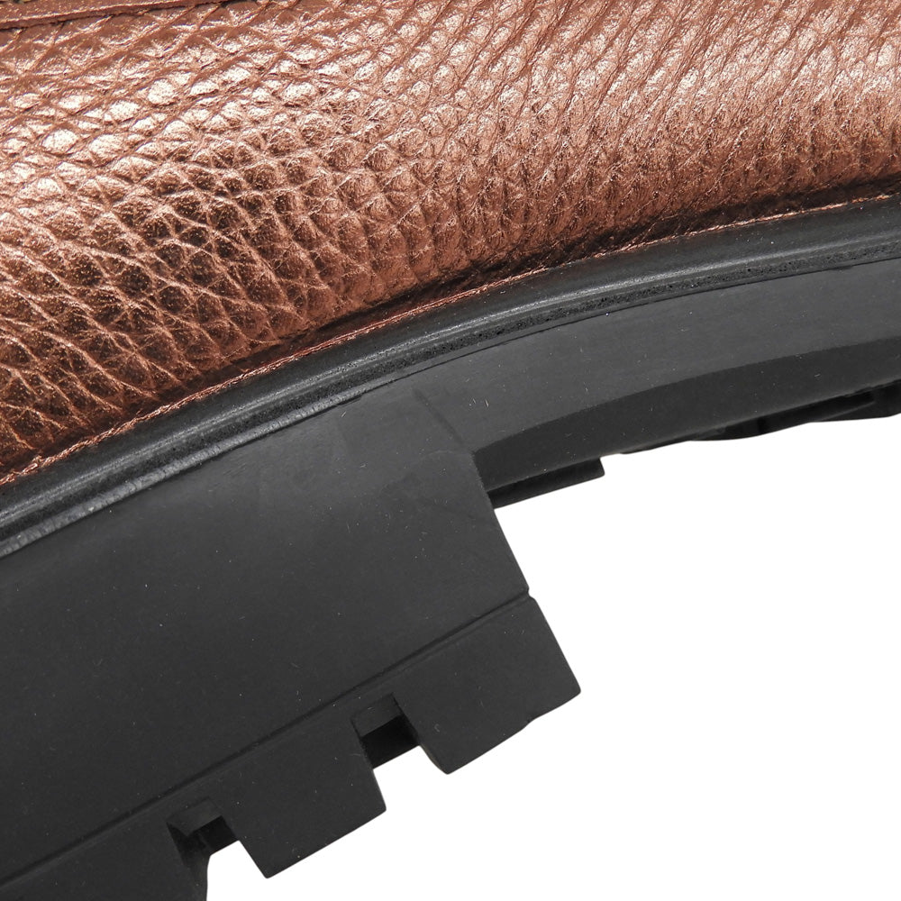 ECCO エコー 美品 Modtray レザーローファー シューズ レディース ブラウン 23.5cm 490013 シューズ