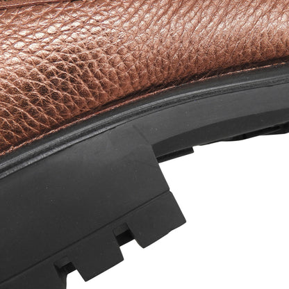 ECCO エコー 美品 Modtray レザーローファー シューズ レディース ブラウン 23.5cm 490013 シューズ