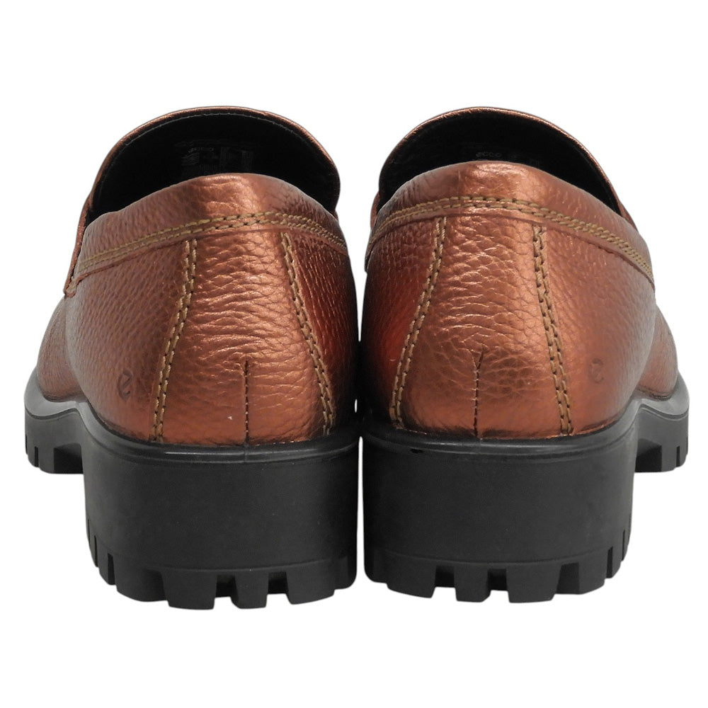 ECCO エコー 美品 Modtray レザーローファー シューズ レディース ブラウン 23.5cm 490013 シューズ