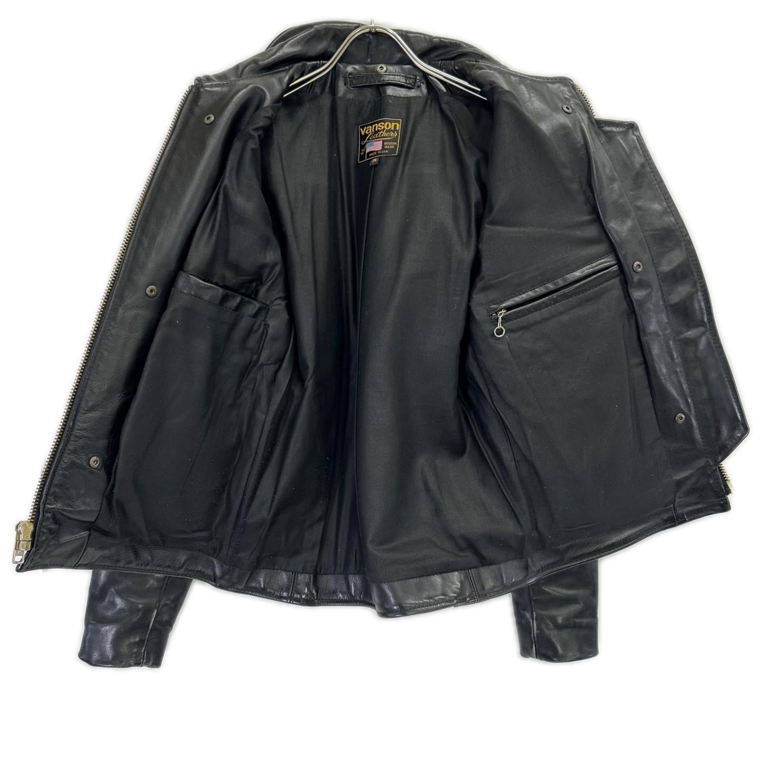 VANSON バンソン ENF シングルライダースジャケット ジャケット