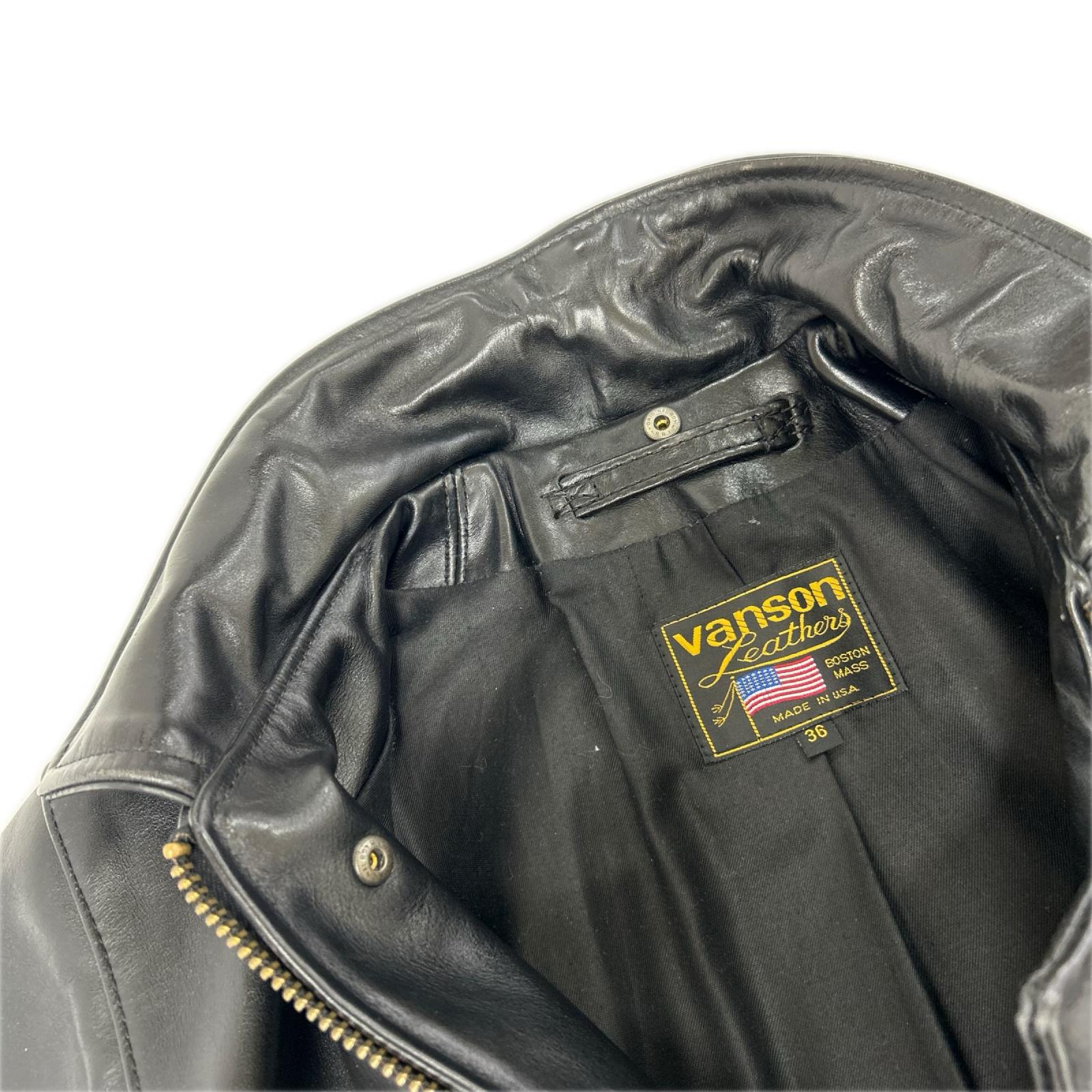VANSON バンソン ENF シングルライダースジャケット ジャケット