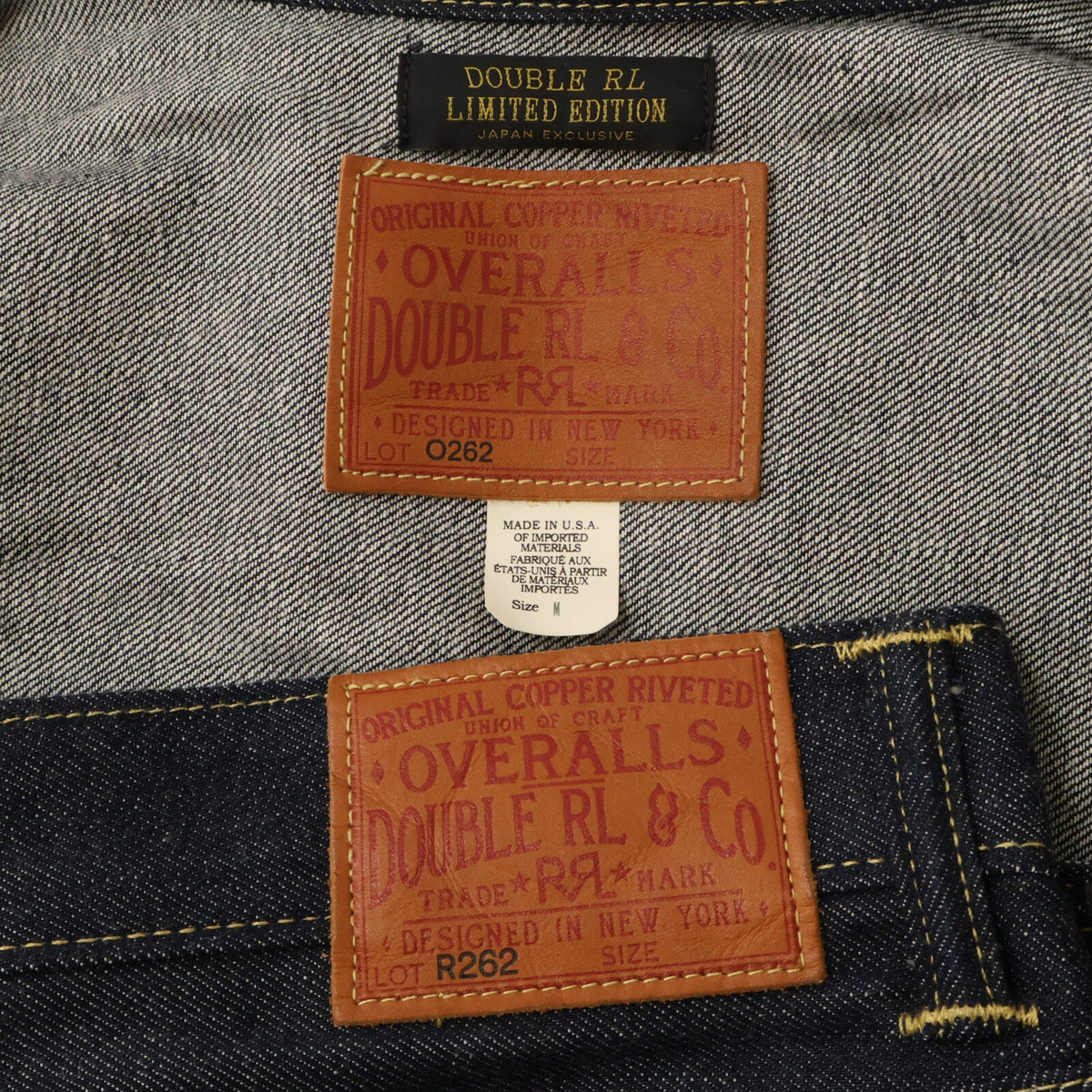 RRL ダブルアールエル 【美品/国内正規/26SS】782P11644001/11645001 JAPAN WOVEN 1944 大戦モデル TYPE 1 JACKET/DENIM PANTS セットアップ スーツ セットアップ