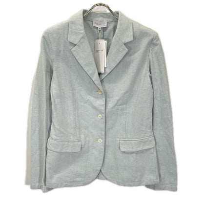 agnes b アニエスベー XH47 UT21 9511 UT21 リネン混 VESTE ジャケット セットアップ スーツ セットアップ