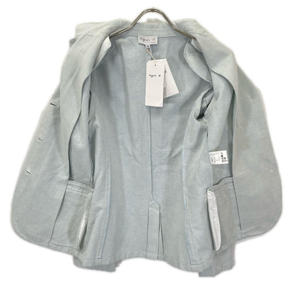 agnes b アニエスベー XH47 UT21 9511 UT21 リネン混 VESTE ジャケット セットアップ スーツ セットアップ