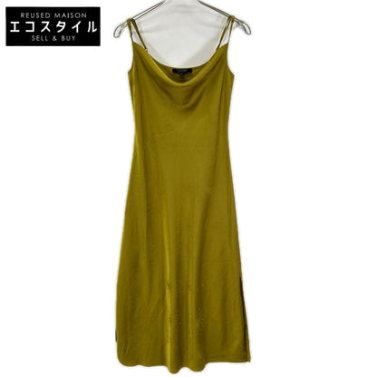 All Saints オールセインツ 23年製 グリーン 花柄 サテン ノースリーブ ワンピース ワンピース