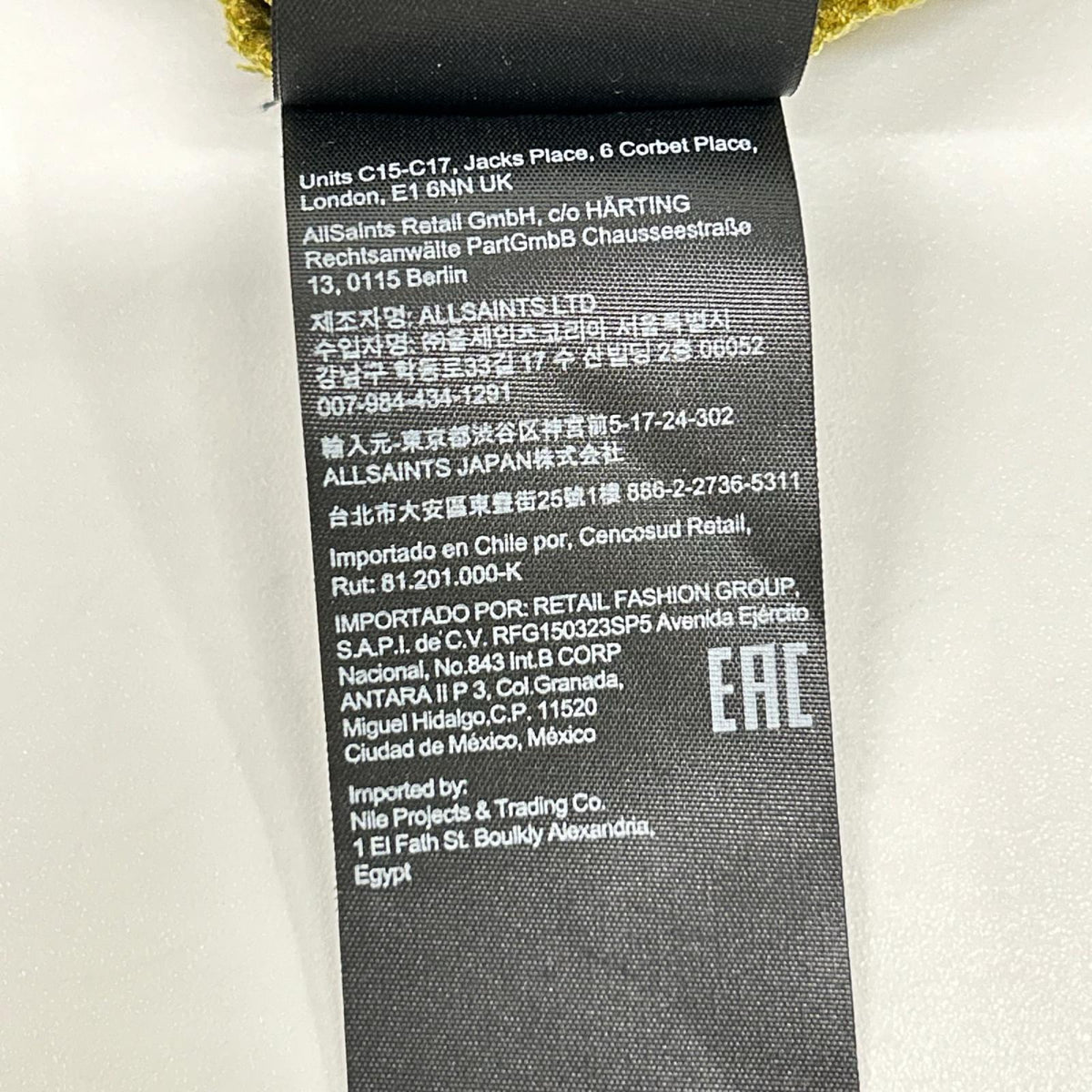 All Saints オールセインツ 23年製 グリーン 花柄 サテン ノースリーブ ワンピース ワンピース