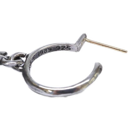 Chrome hearts クロムハーツ SV925 x 14K タイニーCHクロス フープ ピアス