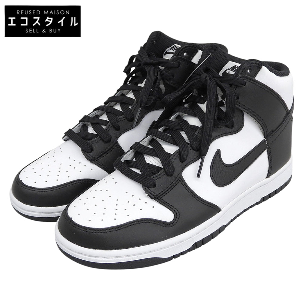 NIKE ナイキ 新品同様 ダンク HI レトロ ハイカットシューズ メンズ ブラック×ホワイト 27cm DD1399-105 シューズ