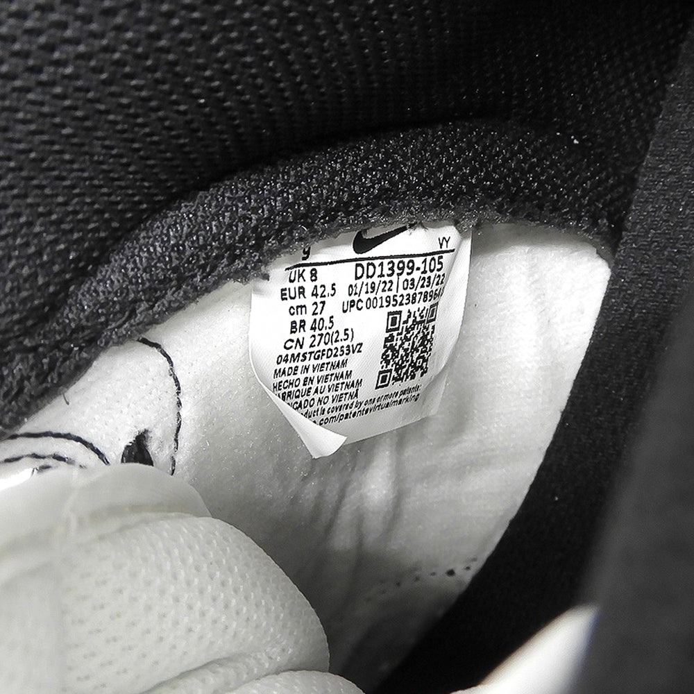 NIKE ナイキ 新品同様 ダンク HI レトロ ハイカットシューズ メンズ ブラック×ホワイト 27cm DD1399-105 シューズ
