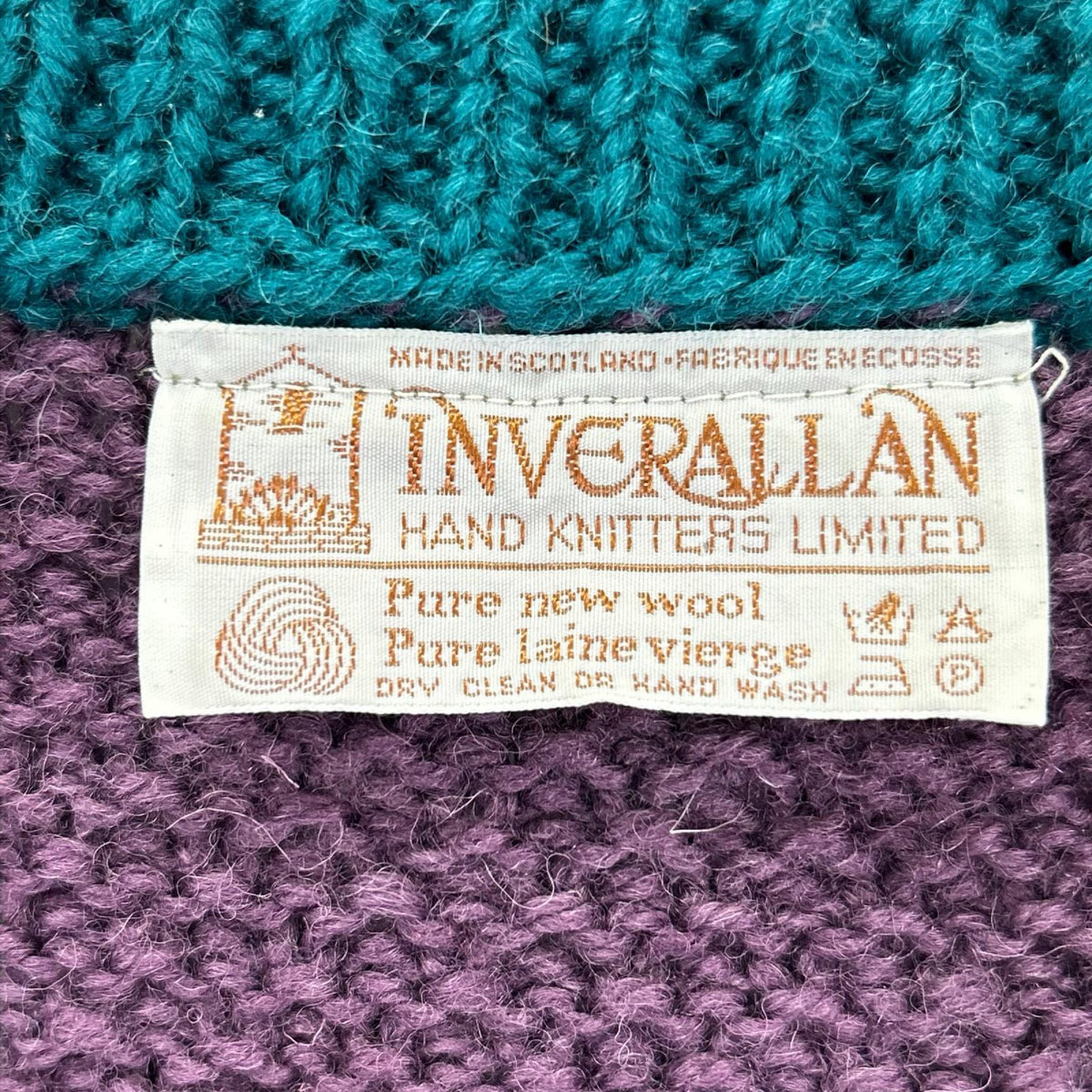 Inverallan インバーアラン ユナイテッドアローズ別注マルチカラーカーディガン トップス