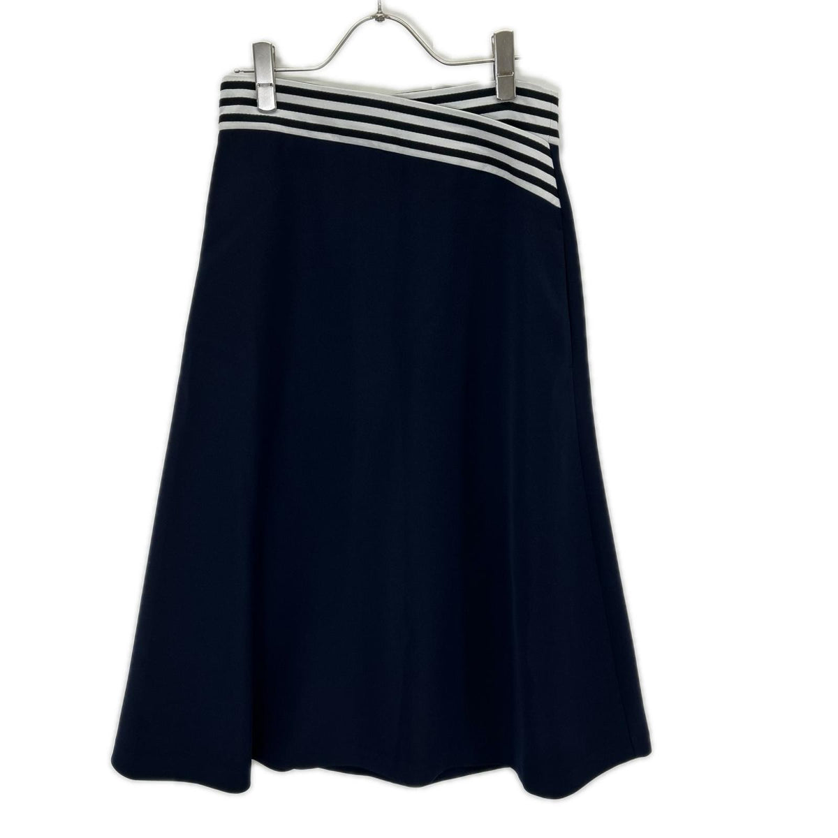 BORDERS at BALCONY ボーダーズアットバルコニー ネイビー BD1111-3H-25 TWILL SKIRT スカート