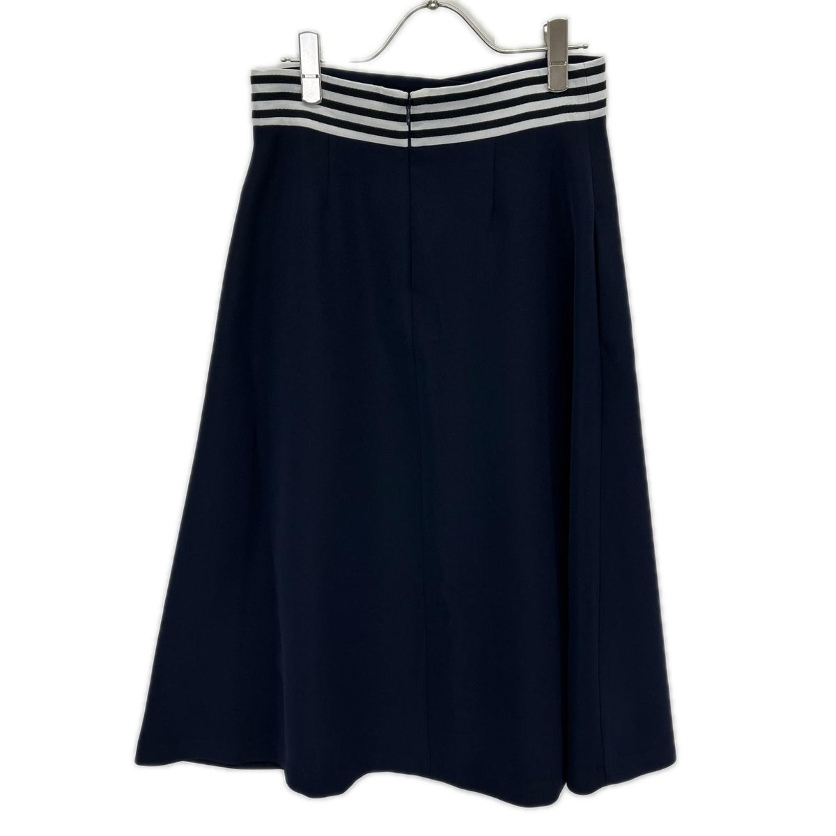 BORDERS at BALCONY ボーダーズアットバルコニー ネイビー BD1111-3H-25 TWILL SKIRT スカート