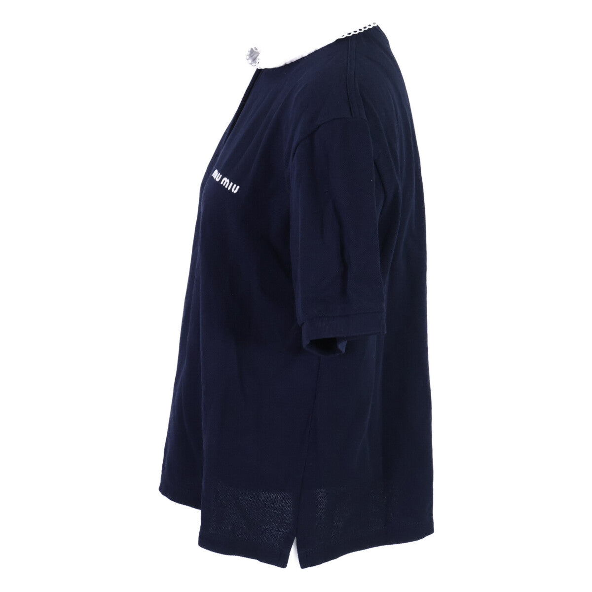 MIUMIU ミュウミュウ 【美品/国内正規26SS】MJNA43 Piquet Polo Shirt ピケ ポロシャツ トップス