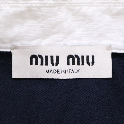 MIUMIU ミュウミュウ 【美品/国内正規26SS】MJNA43 Piquet Polo Shirt ピケ ポロシャツ トップス