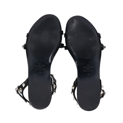 VALENTINO ヴァレンティノ 2W2S0H38 ロックスタッズ ラバー フラットサンダル シューズ