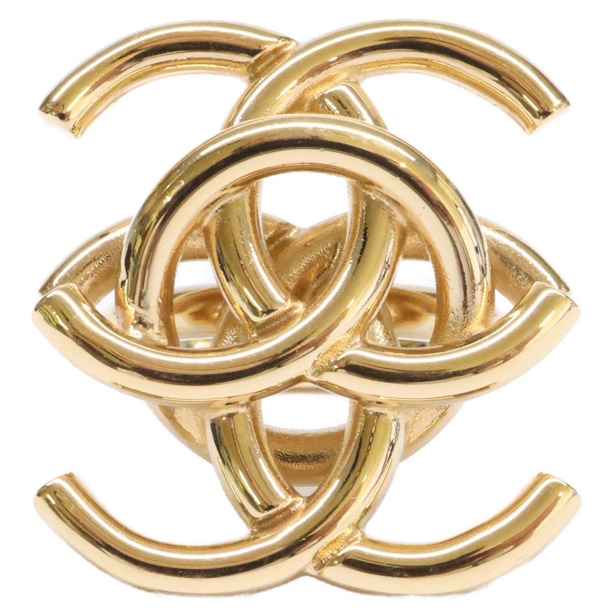 CHANEL シャネル 美品 B26A ABH798 ダブルココマーク リング 指輪