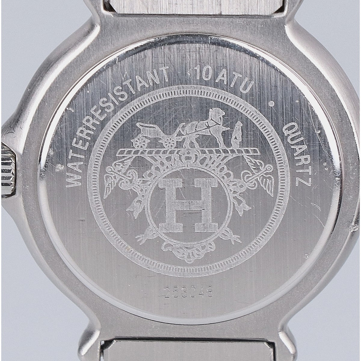 HERMES エルメス キャプテンニモ デイト クオーツ 腕時計