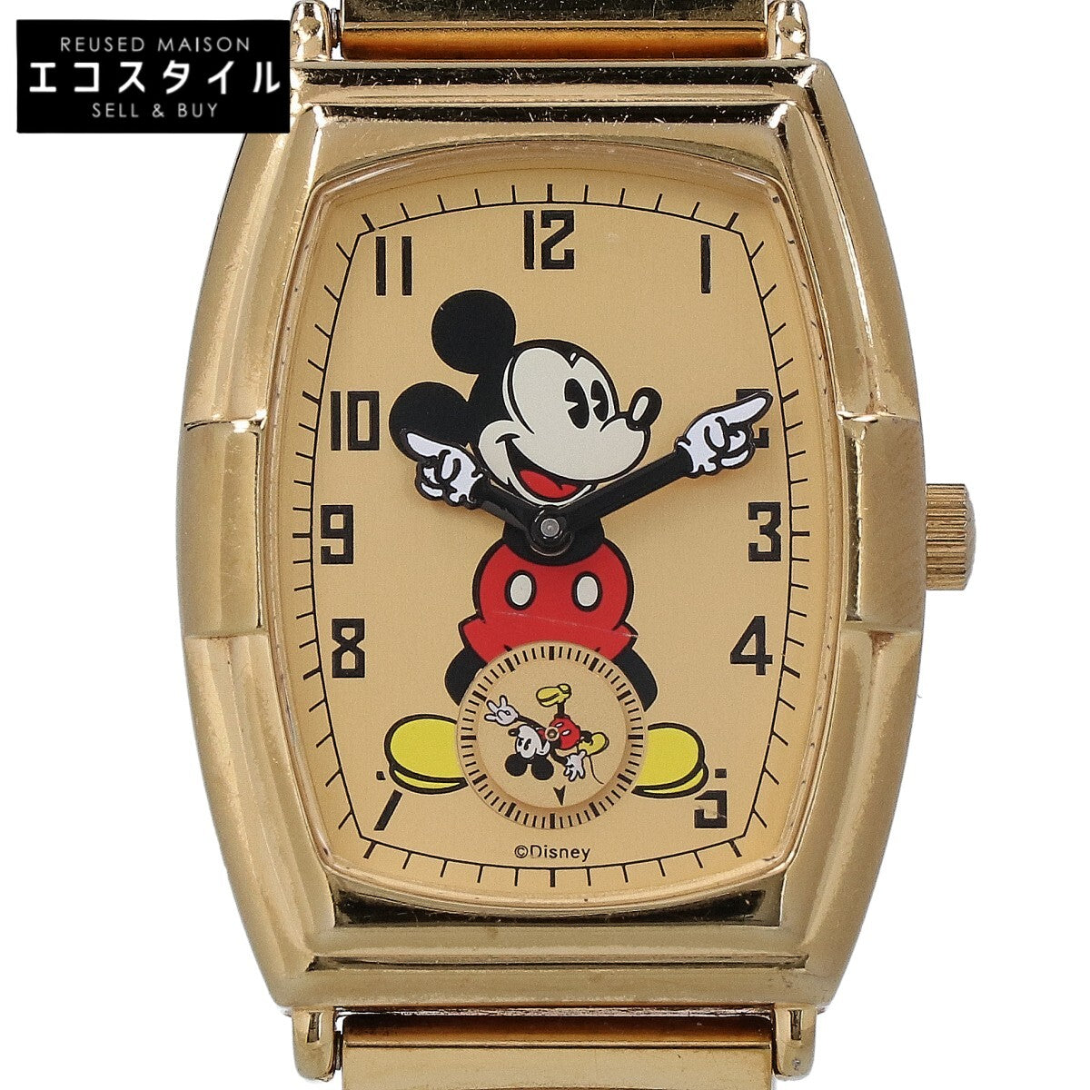 Ron Herman ロンハーマン x Disney ディズニー VD78-KW90 Mickey Mouse ミッキーマウス スモールセコンド クオーツ 腕時計