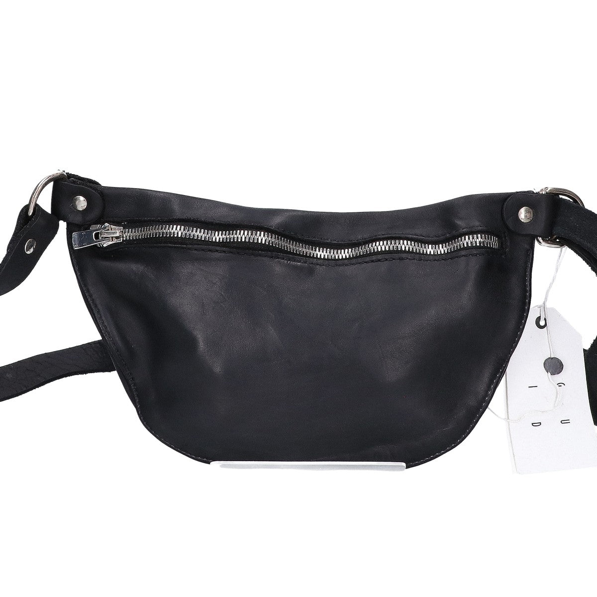 GUIDI グイディ 【新品同様】SOFT HORSE FULL GRAIN BELT BAG ソフトホースレザー ダブルスライダー ベルトバッグ ショルダーバッグ