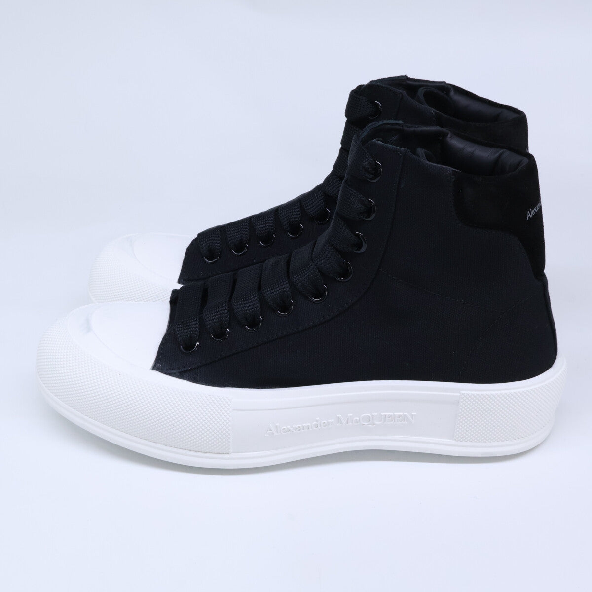 ALEXANDER McQUEEN アレキサンダーマックイーン 【新品同様】667816 W4MV7 Deck Plimsoll High ハイカットスニーカー シューズ