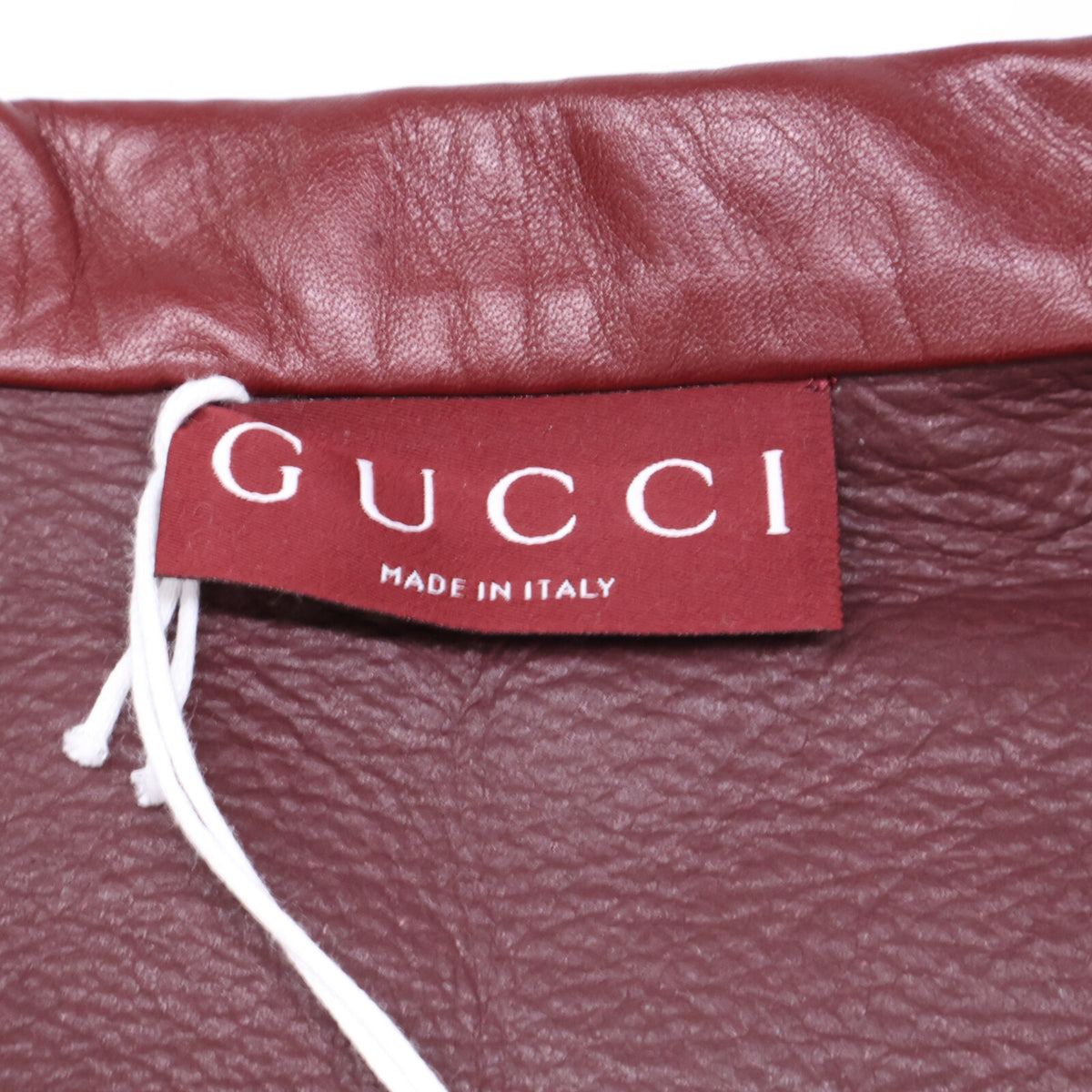 GUCCI グッチ 【新品同様/国内正規/26年製】790536 Leather Outer Shirt エンボスロゴ レザー 半袖シャツ トップス