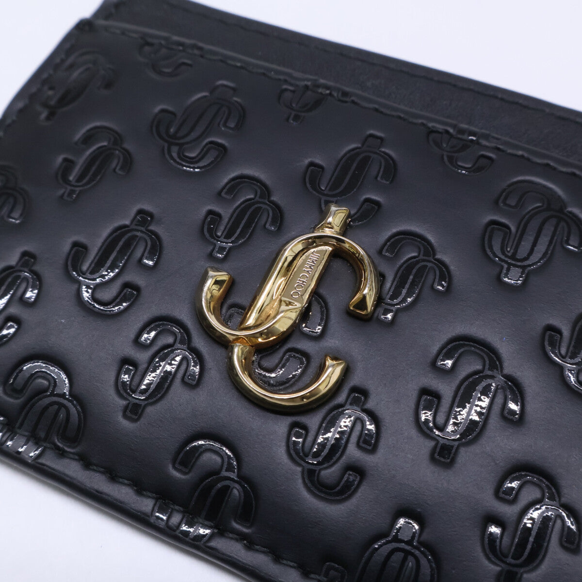 JIMMY CHOO ジミーチュウ UMIKA JCロゴ レザー カードケース