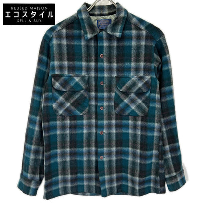 PENDLETON ペンドルトン 70s USA製 ウール オンブレ チェック柄 ネルシャツ トップス