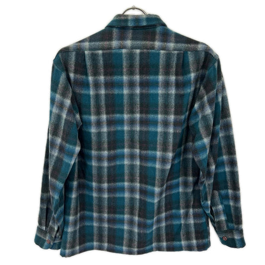 PENDLETON ペンドルトン 70s USA製 ウール オンブレ チェック柄 ネルシャツ トップス