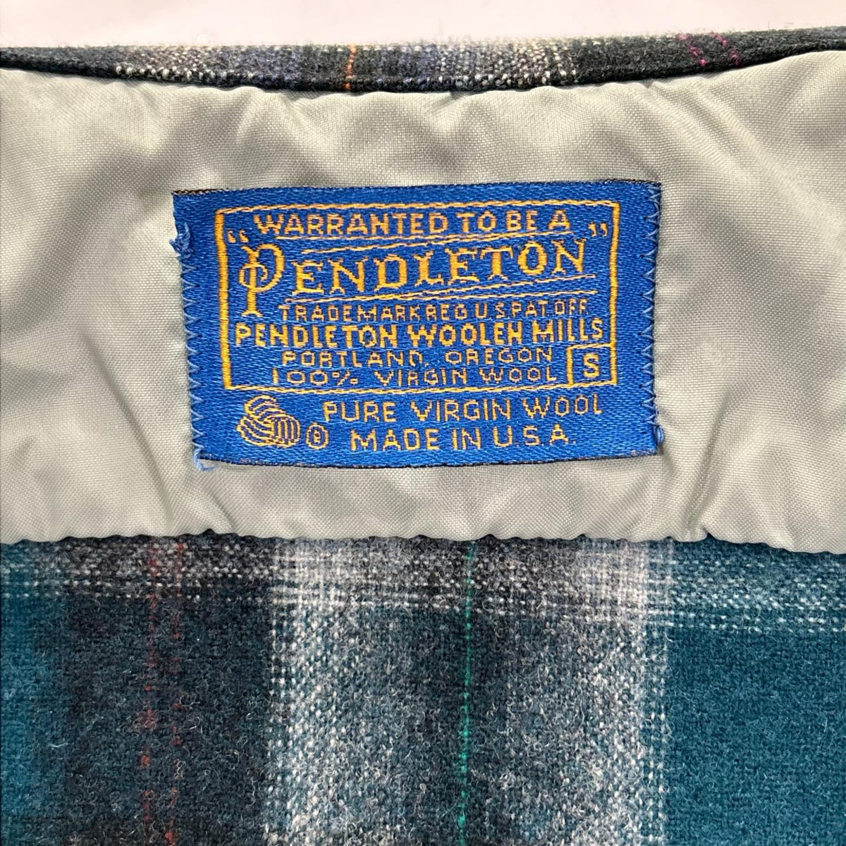 PENDLETON ペンドルトン 70s USA製 ウール オンブレ チェック柄 ネルシャツ トップス