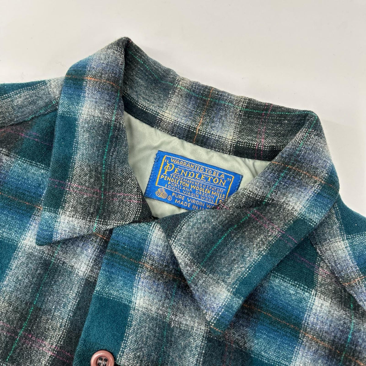 PENDLETON ペンドルトン 70s USA製 ウール オンブレ チェック柄 ネルシャツ トップス