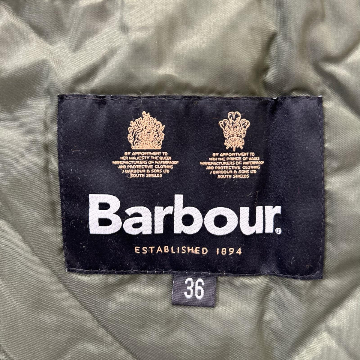 Barbour バブアー オリーブ Liddesdale 30th 記念モデル キルティングジャケット ジャケット