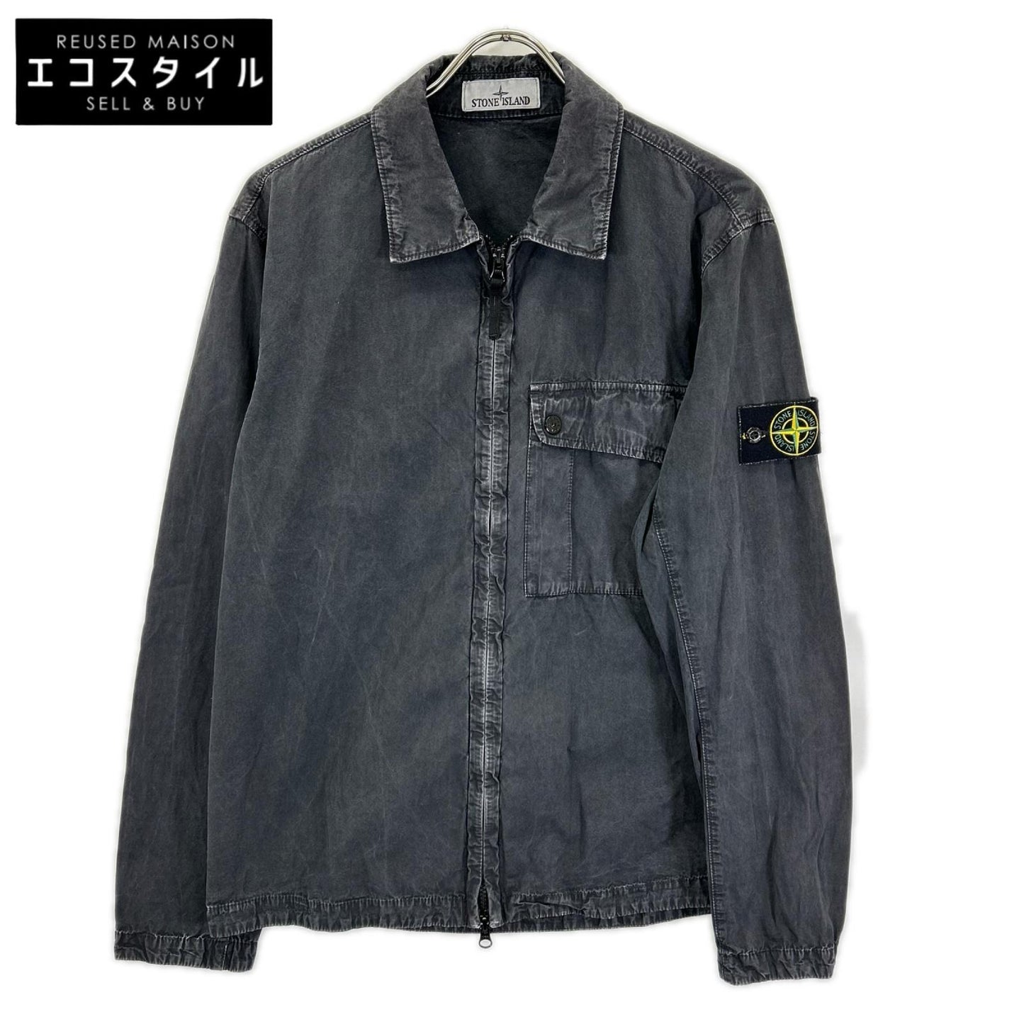 STONE ISLAND ストーンアイランド 8015119WN 24SS OLD EFFECT BRUSHED COTTON OVERSHIRT トップス