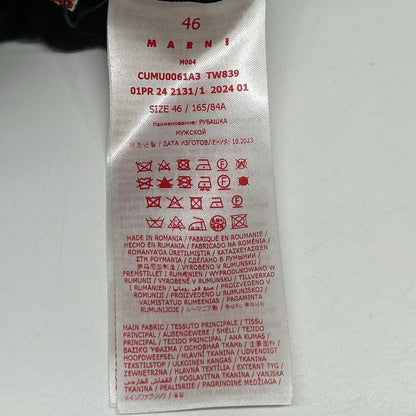MARNI マルニ CUMU0061A3 24年製 ウール トロピカル シャツ トップス