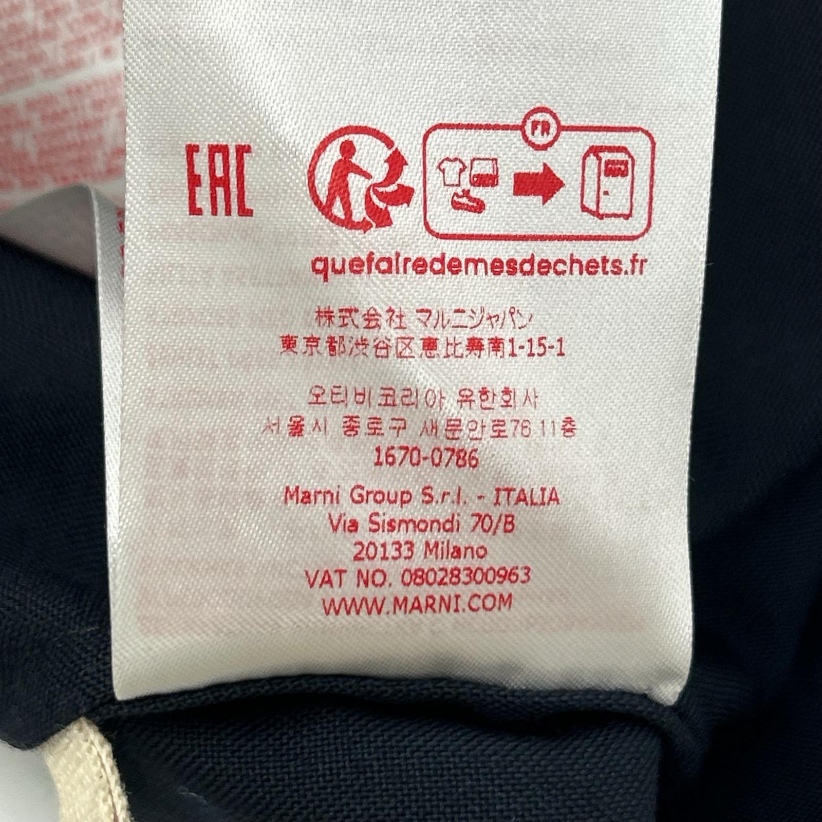 MARNI マルニ CUMU0061A3 24年製 ウール トロピカル シャツ トップス