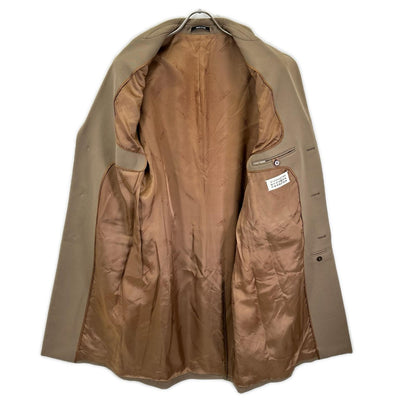 Maison margiela メゾンマルジェラ 14年製 S30AA0059 S42094 ベージュ ウール ノッチドラペル コート コート