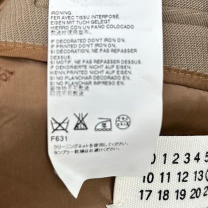 Maison margiela メゾンマルジェラ 14年製 S30AA0059 S42094 ベージュ ウール ノッチドラペル コート コート
