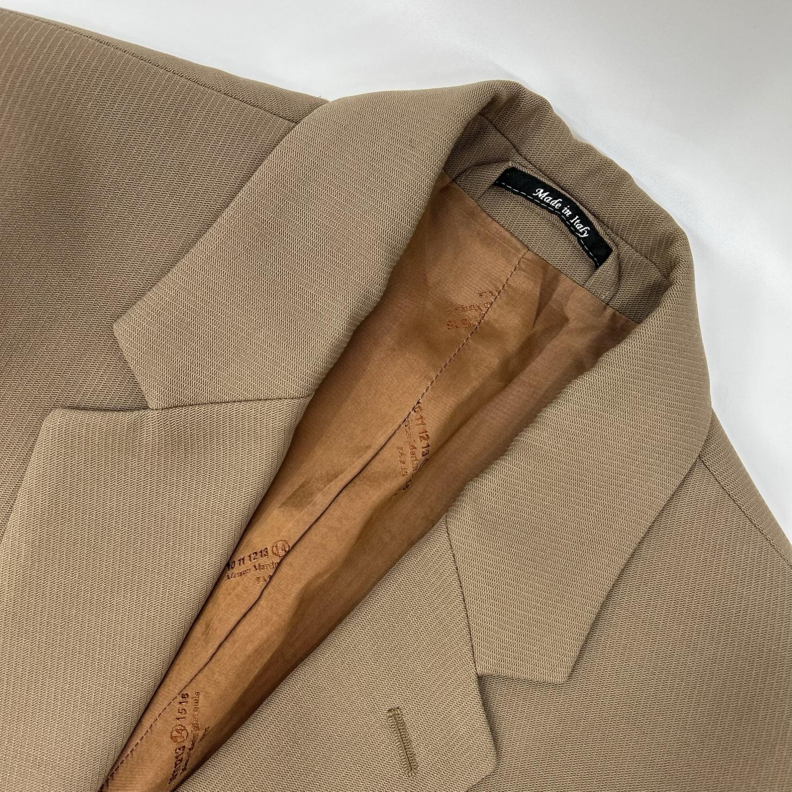 Maison margiela メゾンマルジェラ 14年製 S30AA0059 S42094 ベージュ ウール ノッチドラペル コート コート