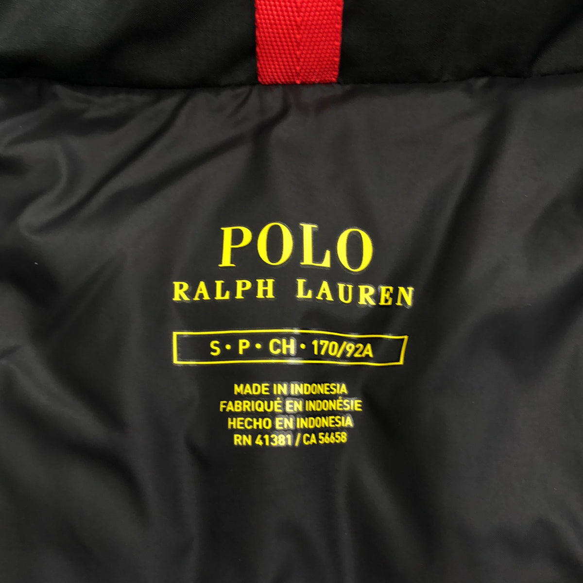 POLObyRalphLauren ポロラルフローレン ブラック ダウンベスト トップス