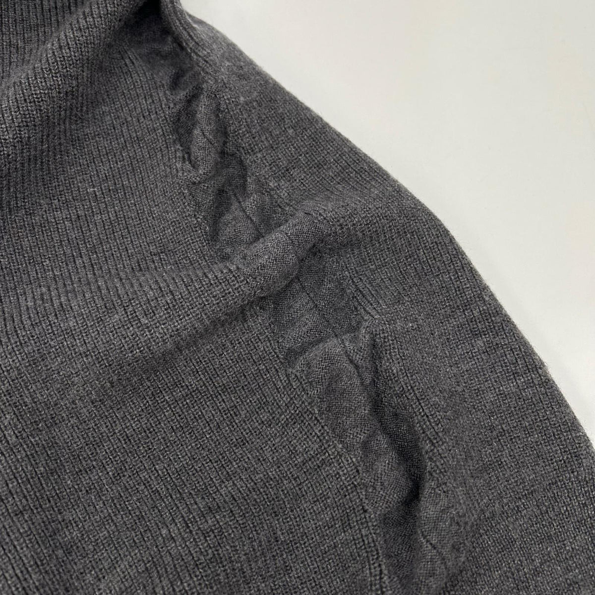 Maison margiela メゾンマルジェラ 14年製 S50HA0504 ネイビー サイドギャザー 長袖ニット トップス