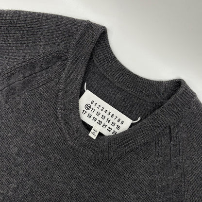Maison margiela メゾンマルジェラ 14年製 S50HA0504 ネイビー サイドギャザー 長袖ニット トップス