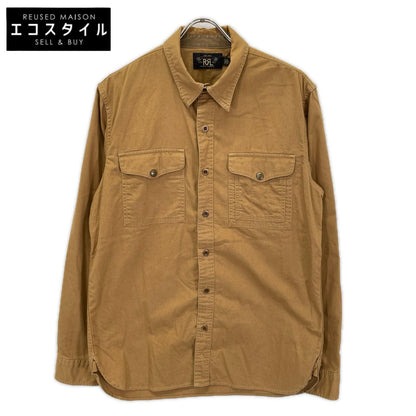 RRL ダブルアールエル ブラウン 2ポケット ウエスタンシャツ トップス