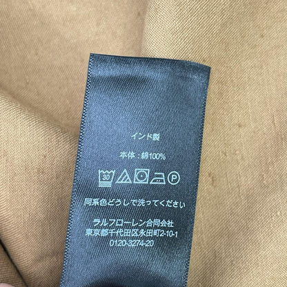 RRL ダブルアールエル ブラウン 2ポケット ウエスタンシャツ トップス