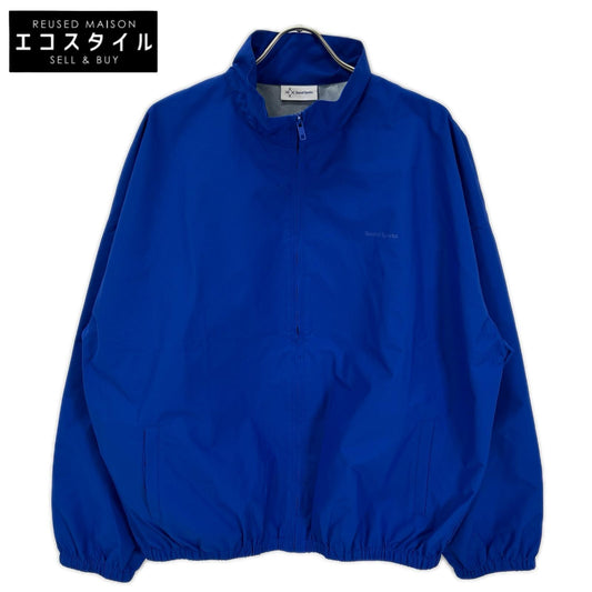 ブルー Thin nylon jacket 長袖ジャケット ジャケット