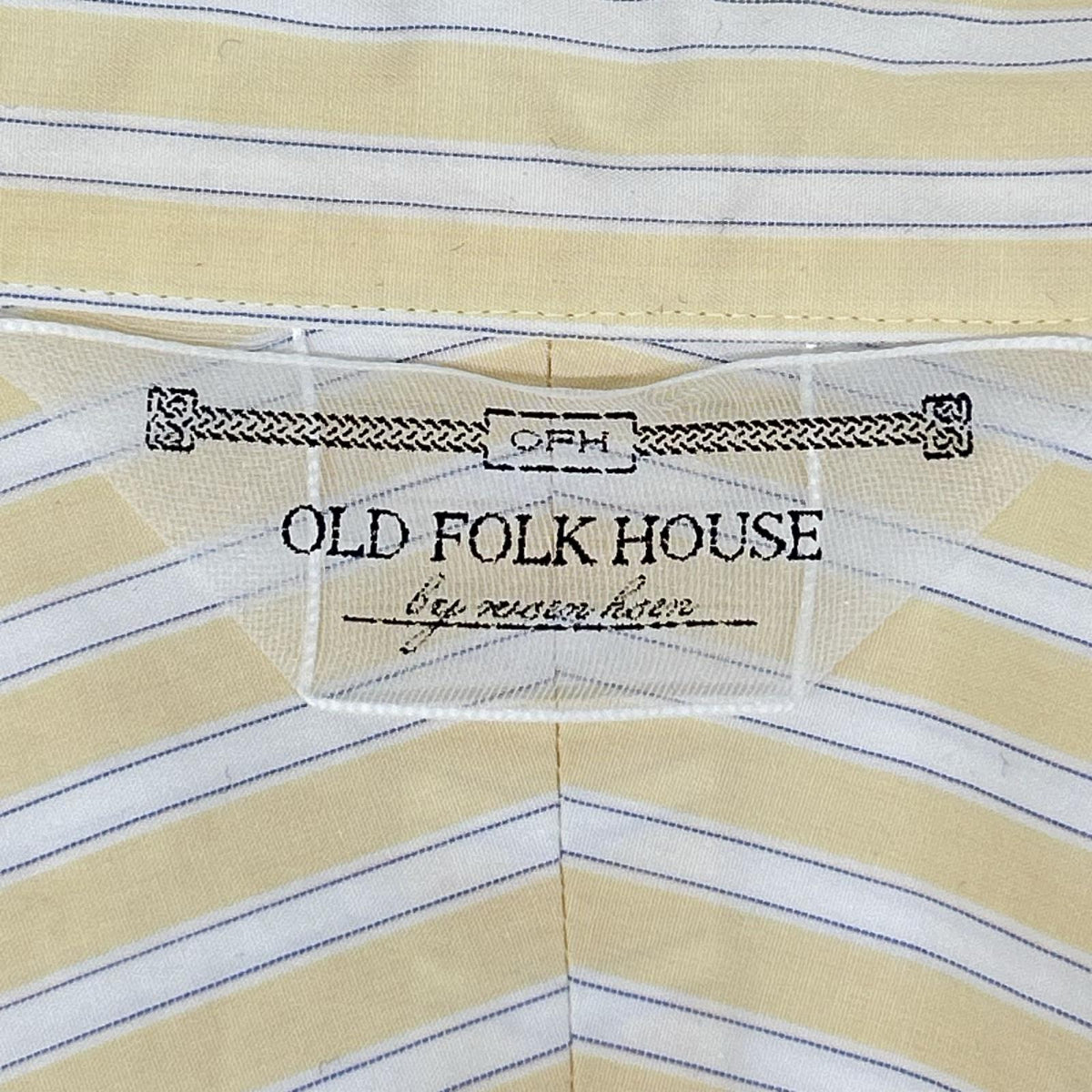 その他ブランド 【OLD FOLK HOUSE】イエロー ストライプシャツ トップス
