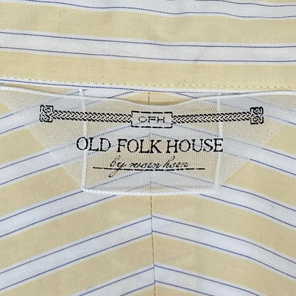その他ブランド 【OLD FOLK HOUSE】イエロー ストライプシャツ トップス