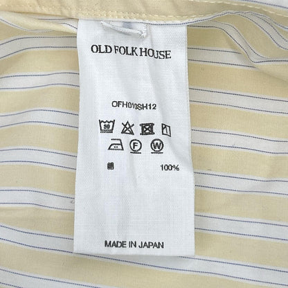その他ブランド 【OLD FOLK HOUSE】イエロー ストライプシャツ トップス