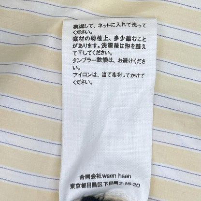 その他ブランド 【OLD FOLK HOUSE】イエロー ストライプシャツ トップス