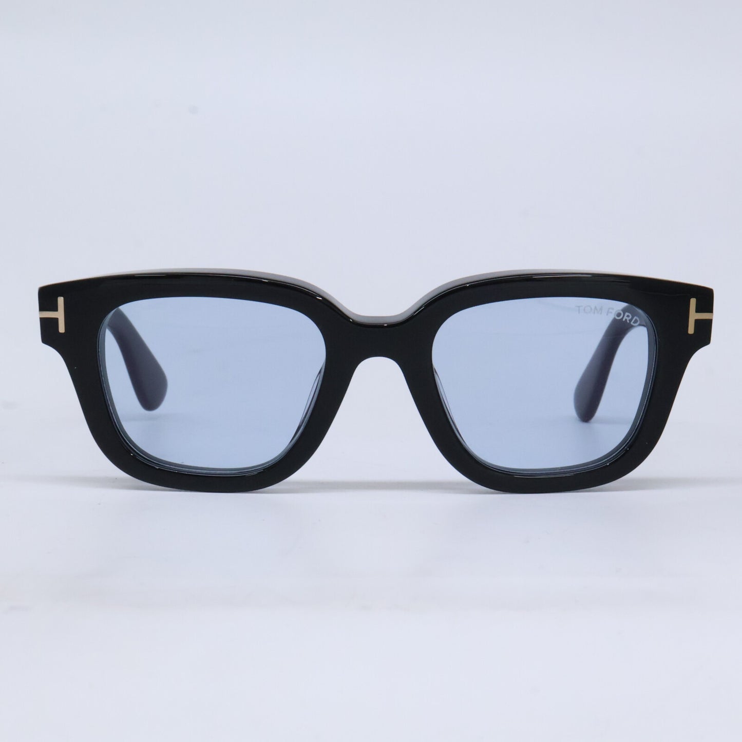 TOM FORD トムフォード TF1274-D ECO 01A ブラック ライトブルーレンズ ウェリントンサングラス サングラス