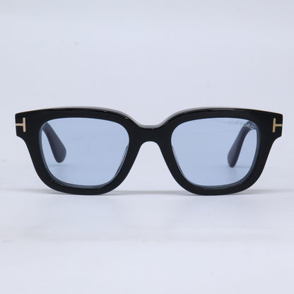 TOM FORD トムフォード TF1274-D ECO 01A ブラック ライトブルーレンズ ウェリントンサングラス サングラス
